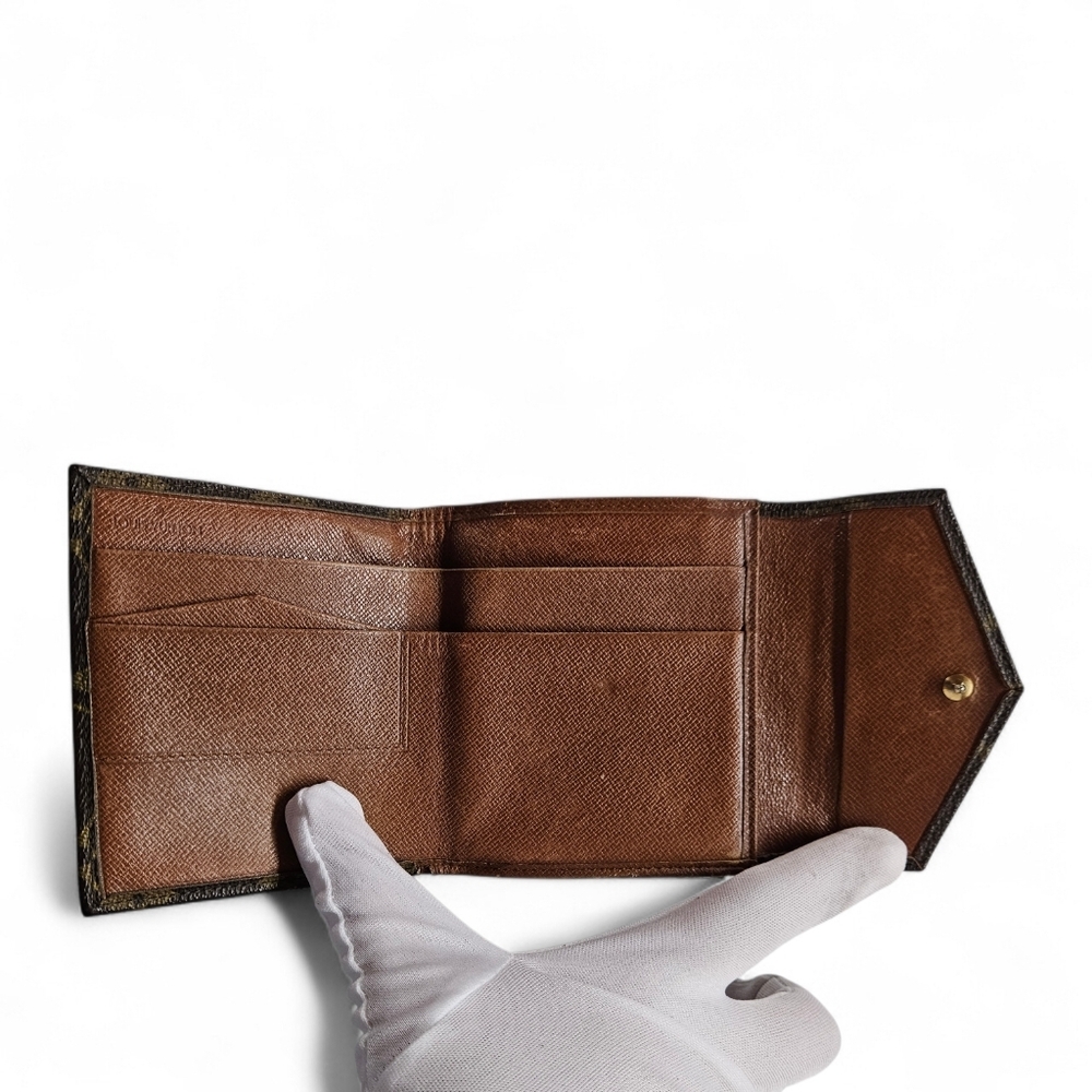 Louis Vuitton Vintage Elise Double Snap Wallet in Monogram Canvas From 1990 - Picture 9 of 16